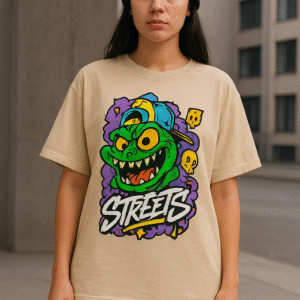 Streets Graphic Oversized T-Shirt