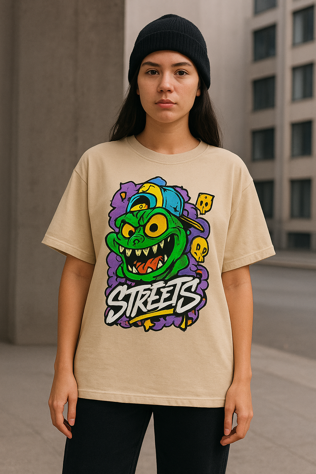 Streets Graphic Oversized T-Shirt
